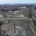 Budowa Drogi Ekspresowej S-7 Widoma – Kraków w km 655+150 Węzeł Mistrzejowice II (28.01.2023)