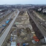 Budowa Drogi Ekspresowej S-7 Widoma – Kraków w km 655+400 (28.01.2023)