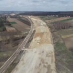 Budowa Drogi Ekspresowej S7 Widoma – Kraków w km 644+700 (25.03.2023)