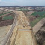 Budowa Drogi Ekspresowej S7 Widoma – Kraków w km 645+600 (25.03.2023)