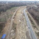 Budowa Drogi Ekspresowej S7 Widoma – Kraków w km 658+750 (25.03.2023)
