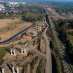Budowa Drogi Ekspresowej S7 Widoma – Kraków w km 654+700 ES-201 (22.04.2023)