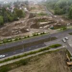 Budowa Drogi Ekspresowej S7 Widoma – Kraków w km 657+950 AL.Solidarności i Ujastek Mogilski (20.05.2023)