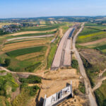 Budowa Drogi Ekspresowej S7 Widoma – Kraków w km 650+700 (15.07.2023)