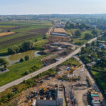 Budowa Drogi Ekspresowej S7 Widoma – Kraków w km 653+700 ES-201 (15.07.2023)