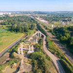 Budowa Drogi Ekspresowej S7 Widoma – Kraków w km 654+700 ES-201 (15.07.2023)