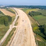 Budowa Drogi Ekspresowej S7 Widoma – Kraków w km 644+600 (19.08.2023)