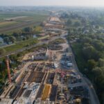 Budowa Drogi Ekspresowej S7 Widoma – Kraków w km 653+800 ES-201 (19.08.2023)