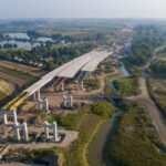 Budowa Drogi Ekspresowej S7 Widoma – Kraków w km 654+000 ES-201 (19.08.2023)