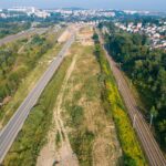 Budowa Drogi Ekspresowej S7 Widoma – Kraków w km 655+900 (19.08.2023)