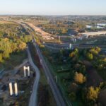 Budowa Drogi Ekspresowej S7 Widoma – Kraków w km 654+400 Obiekt ES-201 (15.10.2023)