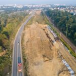 Budowa Drogi Ekspresowej S7 Widoma – Kraków w km 656+100 (09.09.2023)