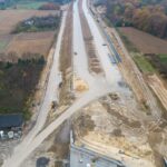 Budowa Drogi Ekspresowej S7 Widoma – Kraków w km 643+600 (21.11.2023)