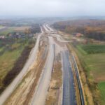 Budowa Drogi Ekspresowej S7 Widoma – Kraków w km 644+100 (21.11.2023)