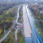 Budowa Drogi Ekspresowej S7 Widoma – Kraków w km 658+890 (21.11.2023)