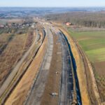 Budowa Drogi Ekspresowej S7 Widoma – Kraków w km 644+200 (30.01.2024)