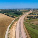 Budowa Drogi Ekspresowej S7 Widoma – Kraków w km 642+100 (15.07.2023)