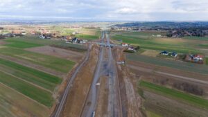 Budowa Drogi Ekspresowej S-7 Widoma – Kraków w km 641+100 (25.02.2024)