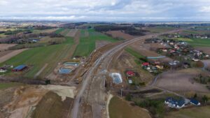 Budowa Drogi Ekspresowej S-7 Widoma – Kraków w km 642+500 (25.02.2024)