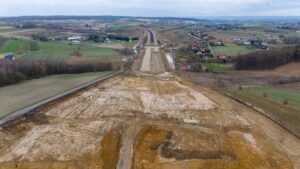 Budowa Drogi Ekspresowej S-7 Widoma – Kraków w km 646+400 (25.02.2024)