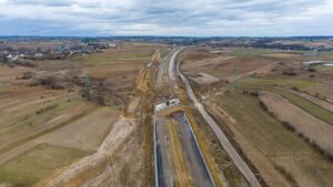 Budowa Drogi Ekspresowej S-7 Widoma – Kraków w km 650+830 Obiekt WS-16 (25.02.2024)