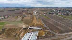 Budowa Drogi Ekspresowej S-7 Widoma – Kraków w km 652+300 Obiekty PZDs-18, WS-19 (25.02.2024)