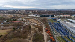 Budowa Drogi Ekspresowej S-7 Widoma – Kraków w km 657+300 (25.02.2024)