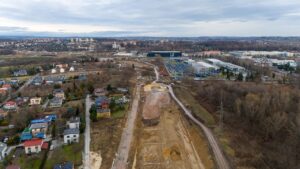 Budowa Drogi Ekspresowej S-7 Widoma – Kraków w km 657+600 (25.02.2024)